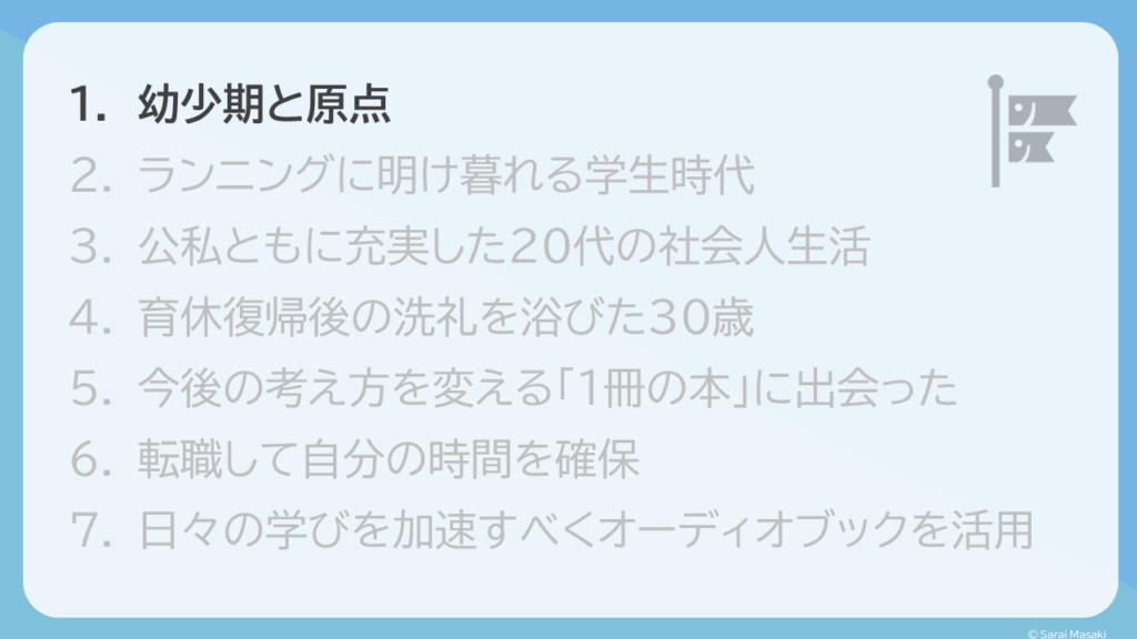 幼少期と原点